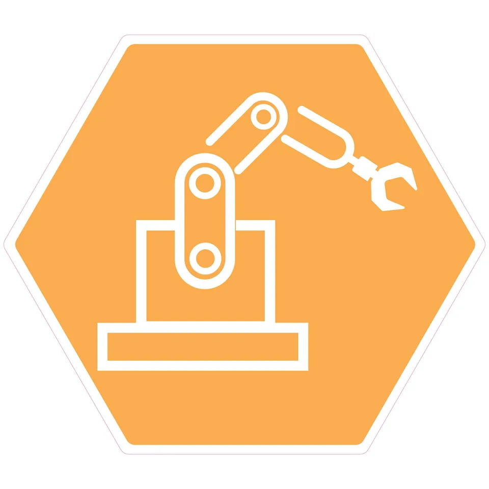 Sticker STEM, Robotică și Sisteme Ciber-Fizice, set I1, 100 cm, sticker 6