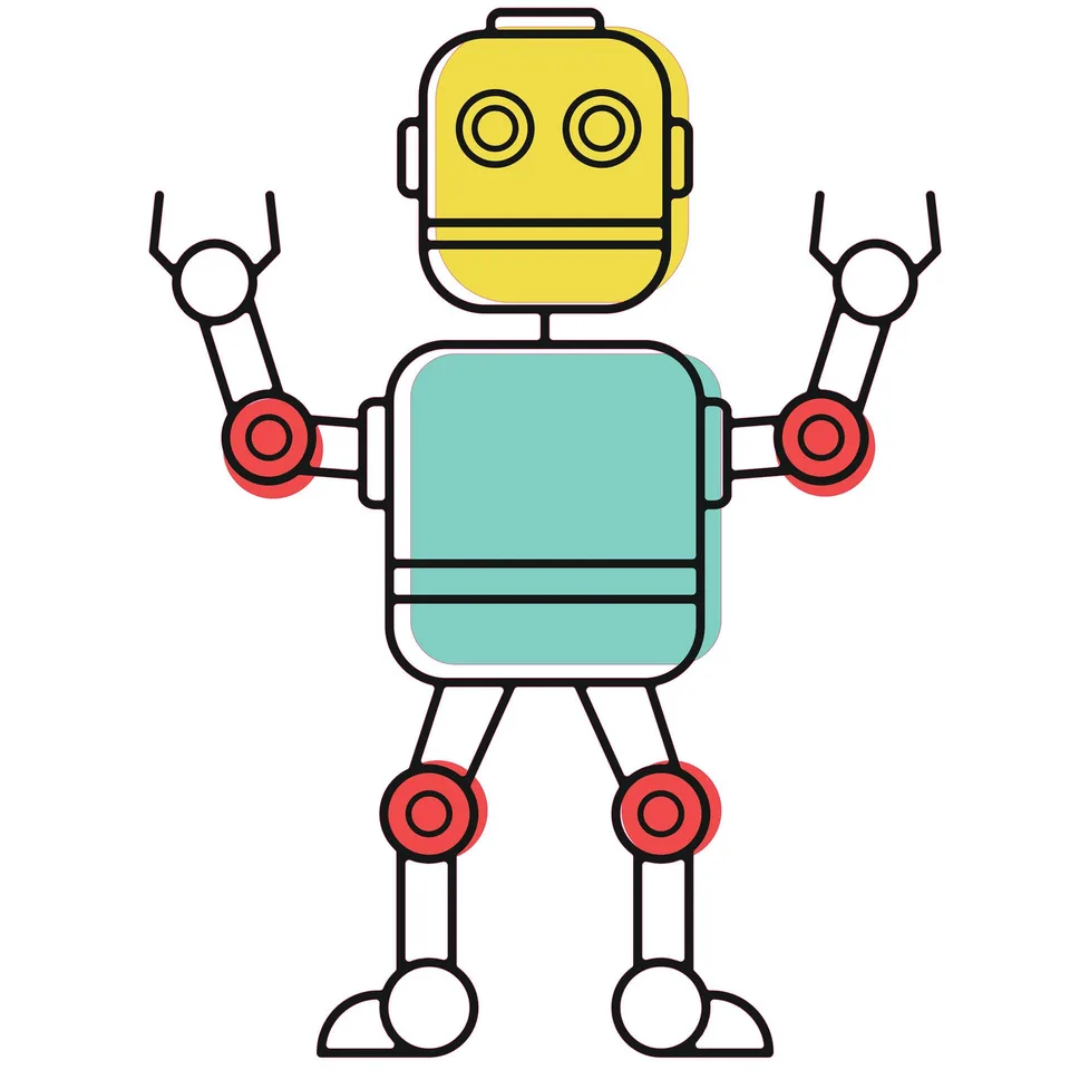 Sticker STEM, Robotică și Sisteme Ciber-Fizice, set I2, 100 cm, sticker 1