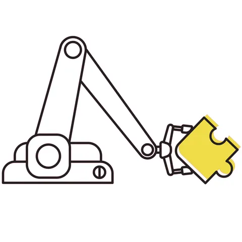 Sticker STEM, Robotică și Sisteme Ciber-Fizice, set I2, 100 cm, sticker 2
