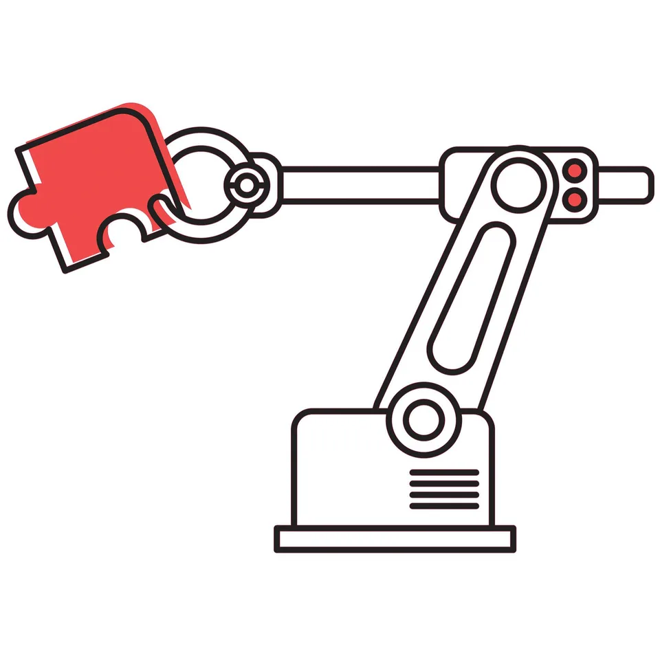 Sticker STEM, Robotică și Sisteme Ciber-Fizice, set I2, 100 cm, sticker 3