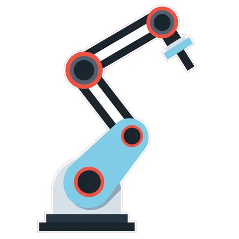 Sticker STEM, Robotică și sisteme ciber-fizice, set I6, 100 cm, sticker 5