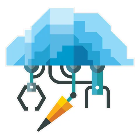 Sticker STEM, Robotică și sisteme ciber-fizice, set I7, 100 cm, sticker 2