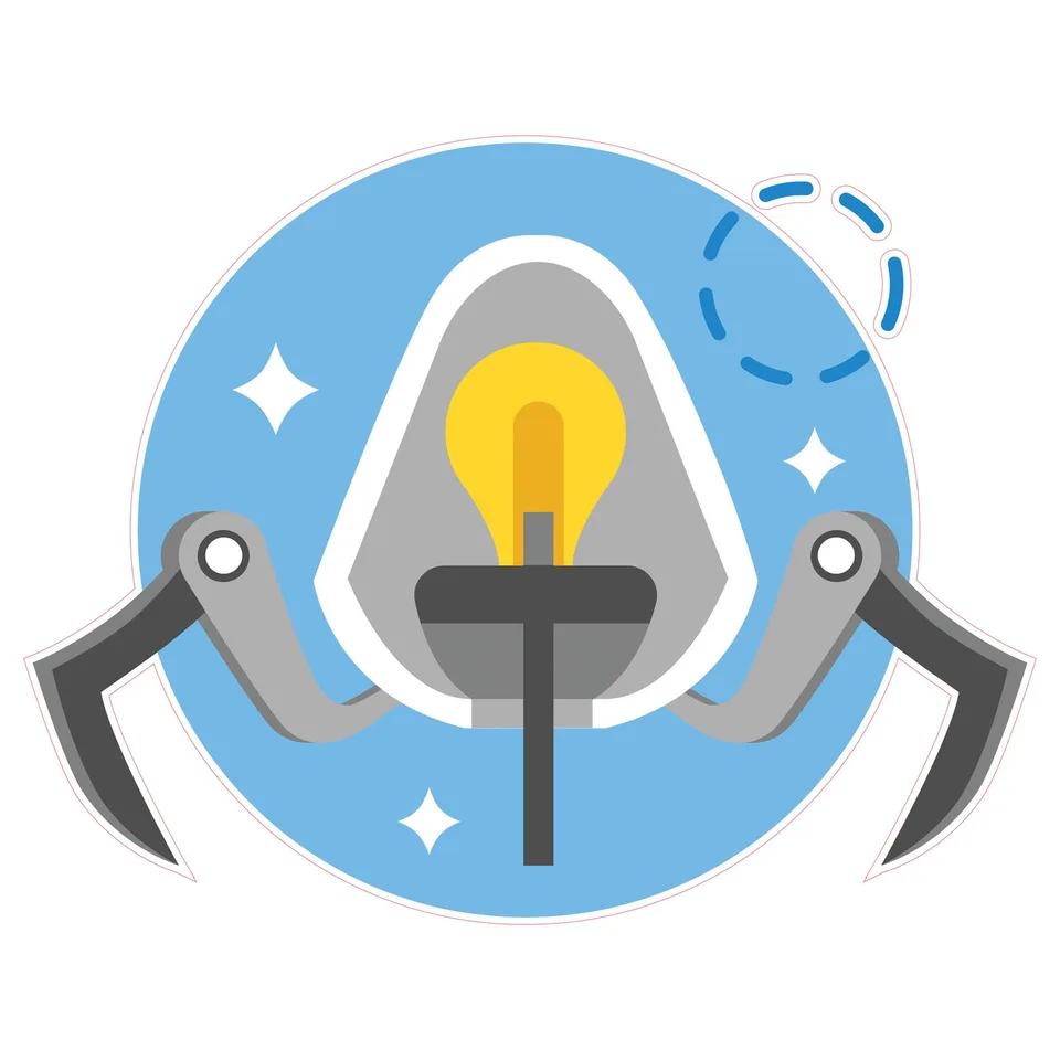 Sticker STEM, Robotică și sisteme ciber-fizice, set I8, 100 cm, sticker 4