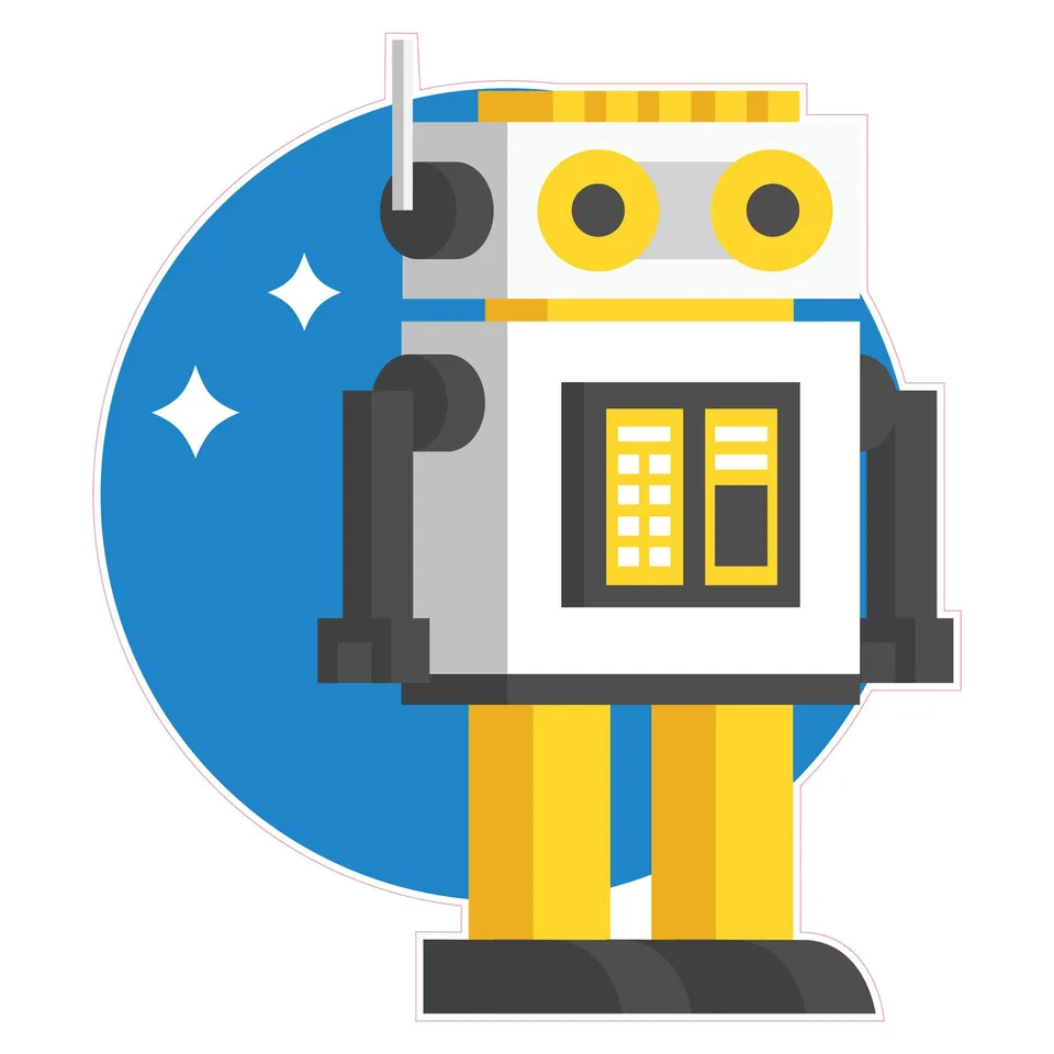 Sticker STEM, Robotică și sisteme ciber-fizice, set I8, 100 cm, sticker 8