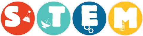 Sticker STEM, Intrare în zona STEM, set J1, 100 cm, sticker 9