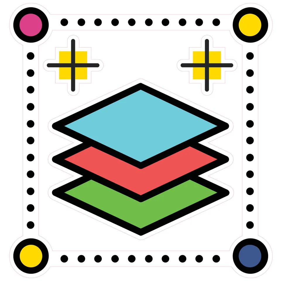 Sticker STEM, Design și prototipare 3D, set A1, 150 cm, sticker 10