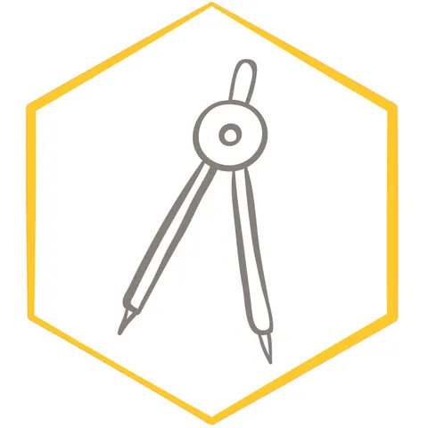 Sticker STEM, Design și prototipare 3D, set A2, 150 cm, sticker 7