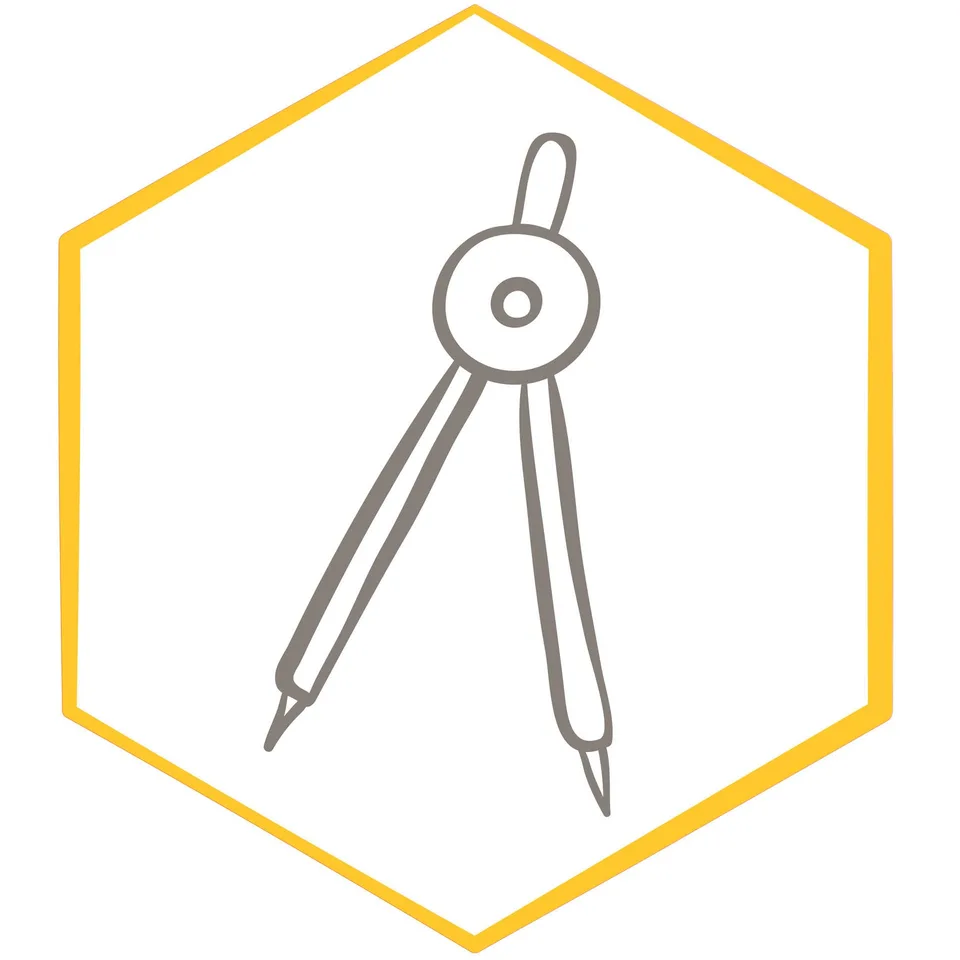 Sticker STEM, Design și prototipare 3D, set A2, 150 cm, sticker 7
