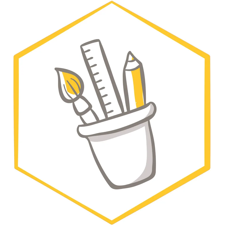 Sticker STEM, Design și prototipare 3D, set A2, 150 cm, sticker 10