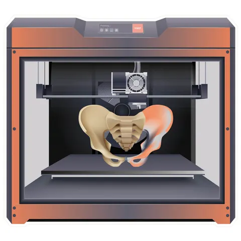 Sticker STEM, Design și prototipare 3D, set A8, 150 cm, sticker 9