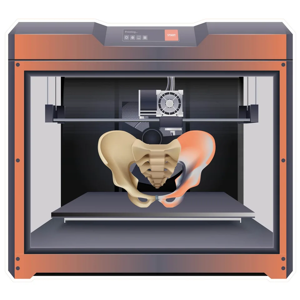Sticker STEM, Design și prototipare 3D, set A8, 150 cm, sticker 9