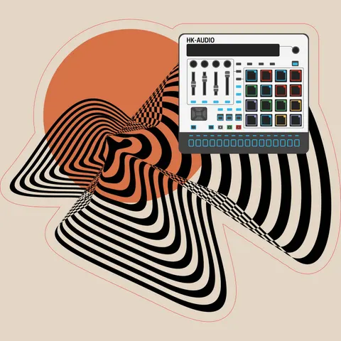 Sticker STEM, Sala de arte digitale, set B5, 150 cm, sticker 8