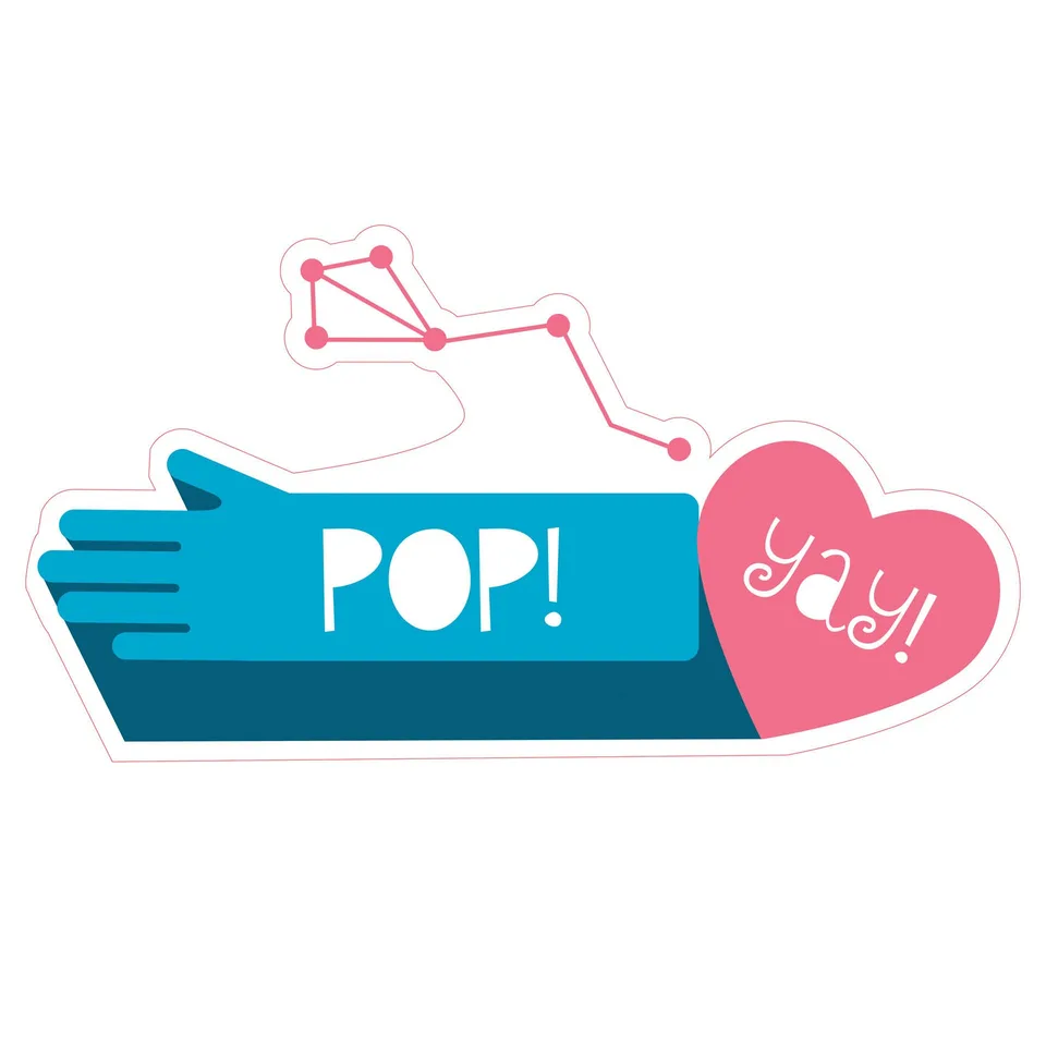 Sticker STEM, Sala de arte digitale, set B7, 150 cm, sticker 10