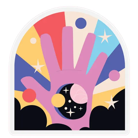 Sticker STEM, Sala de arte digitale, set B8, 150 cm, sticker 9