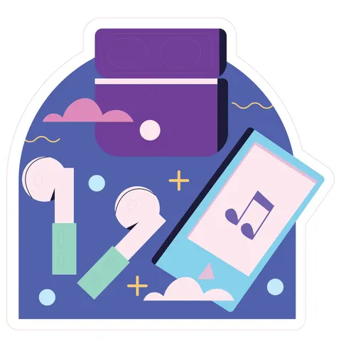 Sticker STEM, Sala de arte digitale, set B9, 150 cm, sticker 7