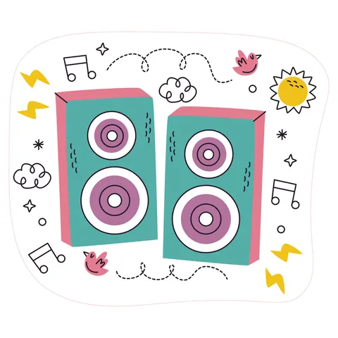 Sticker STEM, Sala de arte digitale, set B10, 150 cm, sticker 8