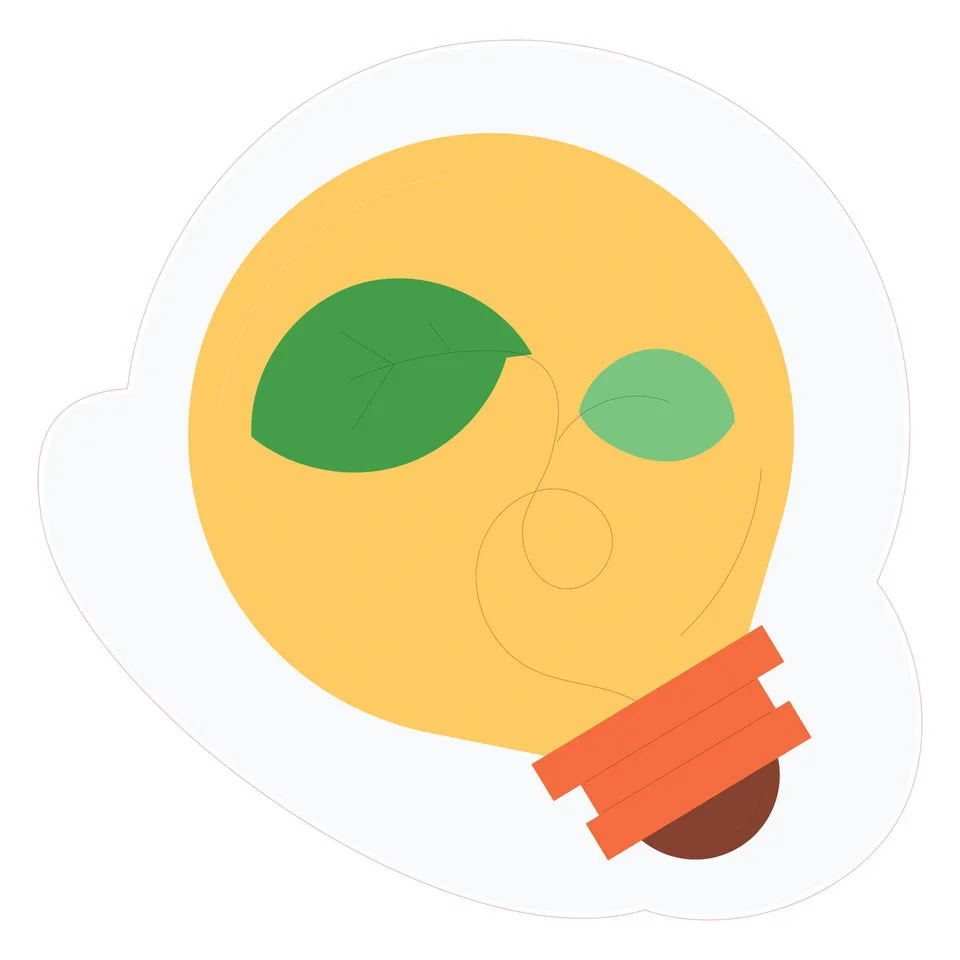 Sticker STEM, Tehnologii verzi și sustenabilitate, set C9, 150 cm, sticker 8