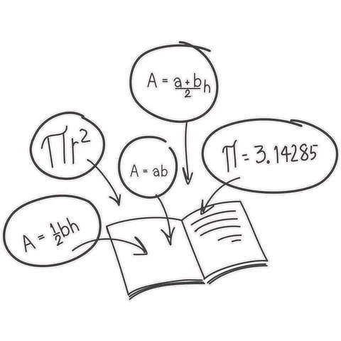Sticker STEM, Matematică și Informatică – Matematică, set D1, 150 cm, sticker 4