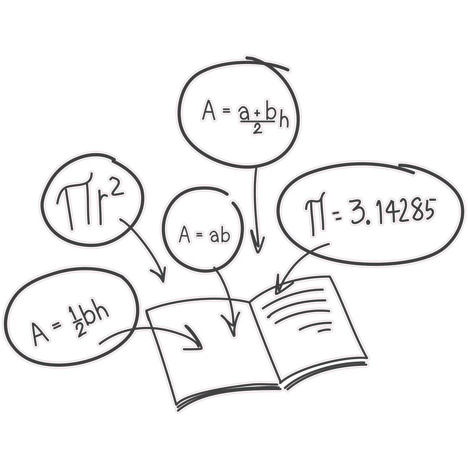 Sticker STEM, Matematică și Informatică – Matematică, set D1, 150 cm, sticker 4