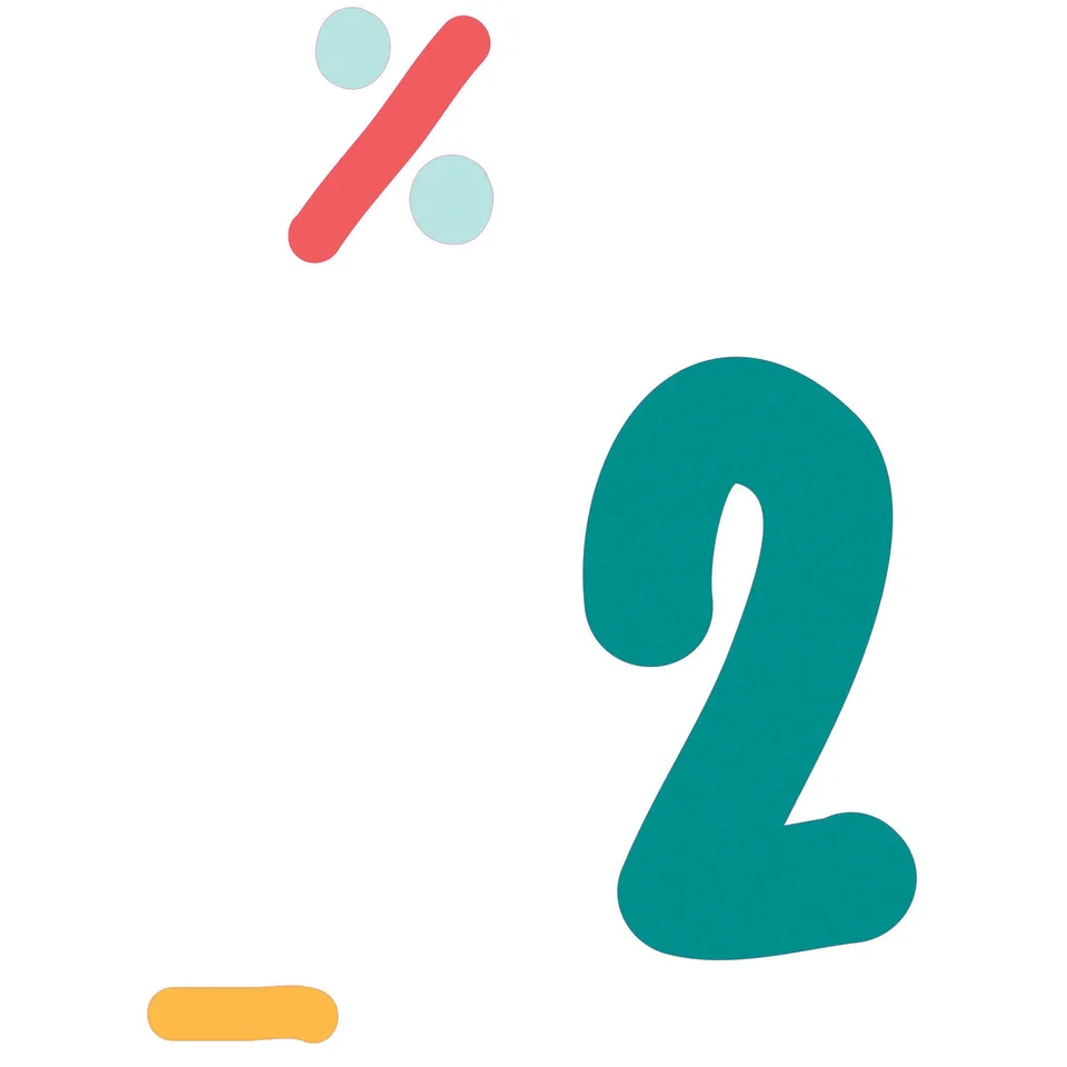 Sticker STEM, Matematică și Informatică - Matematică, set D2, 150 cm, sticker 10