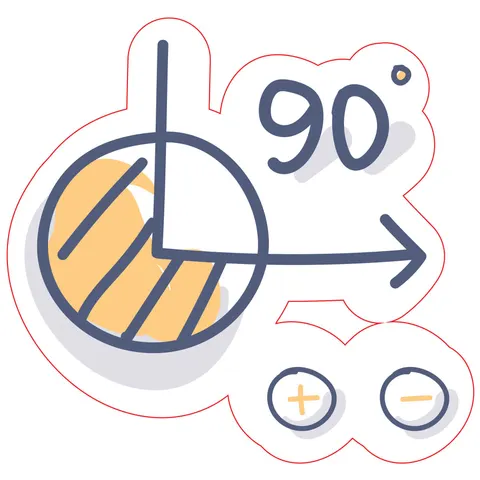 Sticker STEM, Matematică și Informatică – Matematică, set D4, 150 cm, sticker 5