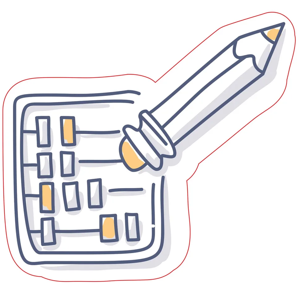 Sticker STEM, Matematică și Informatică – Matematică, set D4, 150 cm, sticker 7