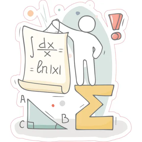 Sticker STEM, Matematică și Informatică – Matematică, set D5, 150 cm, sticker 2