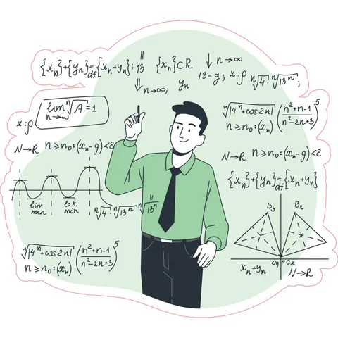 Sticker STEM, Matematică și Informatică – Matematică, set D6, 150 cm, sticker 10