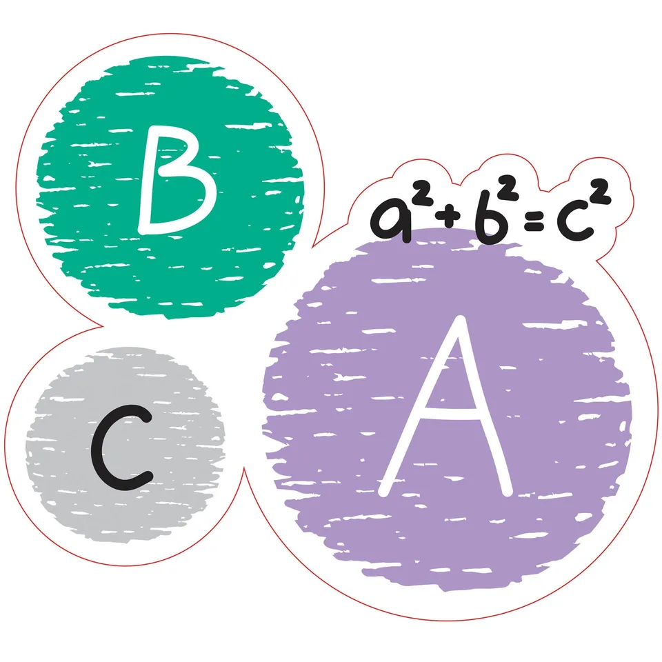 Sticker STEM, Matematică și Informatică - Matematică, set D7, 150 cm, sticker 3