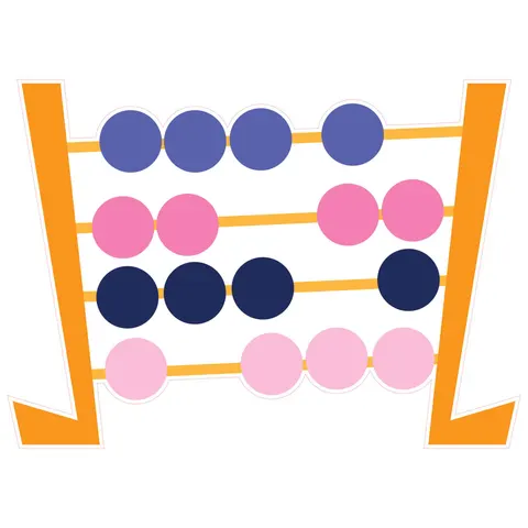 Sticker STEM, Matematică și Informatică - Matematică, set D9, 150 cm, sticker 1