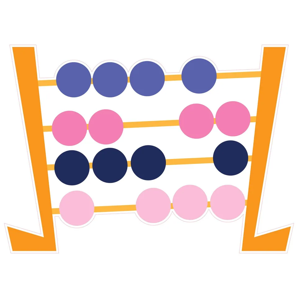 Sticker STEM, Matematică și Informatică - Matematică, set D9, 150 cm, sticker 1