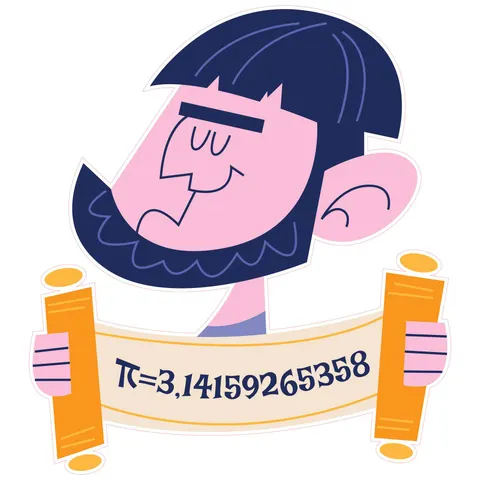 Sticker STEM, Matematică și Informatică – Matematică, set D9, 150 cm, sticker 9