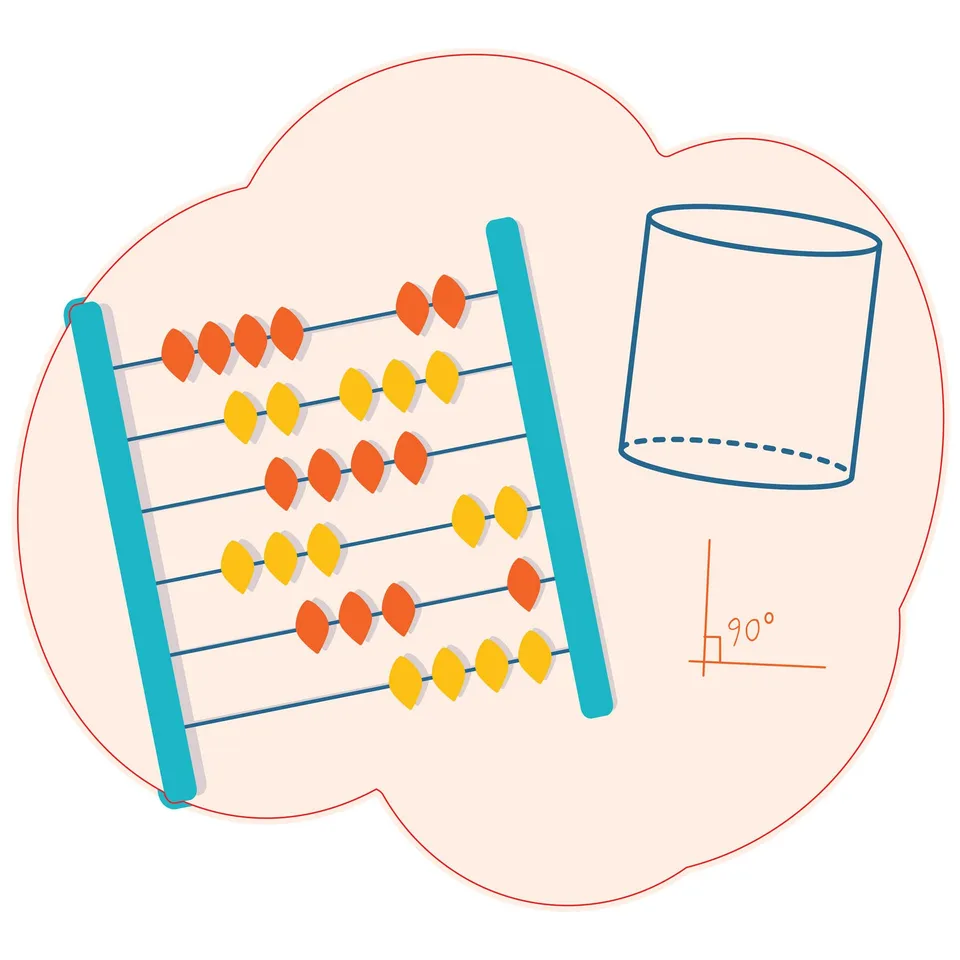 Sticker STEM, Matematică și Informatică - Matematică, set D10, 150 cm, sticker 8