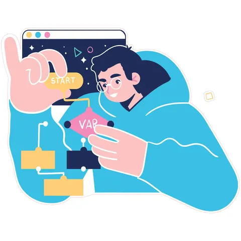 STEM Sticker, Matematică și Informatică – Informatică, set E9, 150 cm, sticker 10