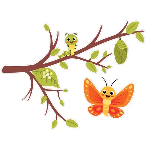STEM Sticker, Științe Naturale – Biologie, set F1, 150 cm, sticker 7