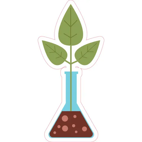 Autocolant STEM, Științe ale naturii - Biologie, set F5, 150 cm, autocolant 9