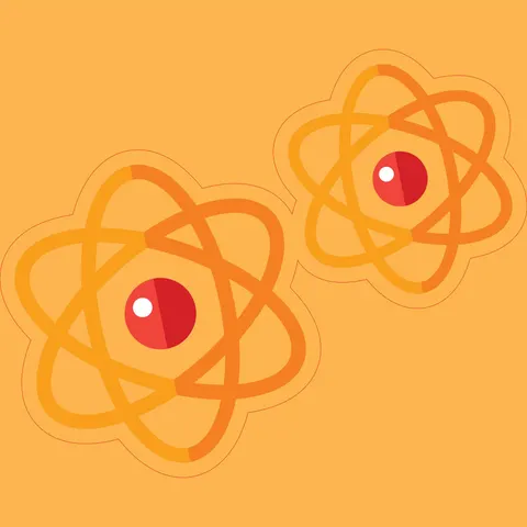Sticker STEM, Științe ale naturii - Fizică, set G4, 150 cm, sticker 1