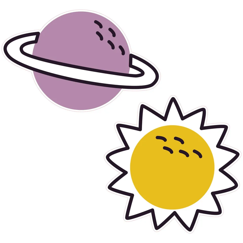 Sticker STEM, Științe ale naturii - Fizică, set G6, 150 cm, sticker 8
