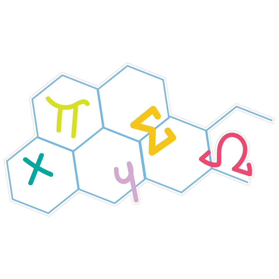 Sticker STEM, Științe ale naturii - Fizică, set G7, 150 cm, sticker 9