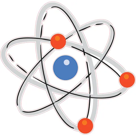 Sticker STEM, Științe ale naturii - Fizică, set G8, 150 cm, sticker 8