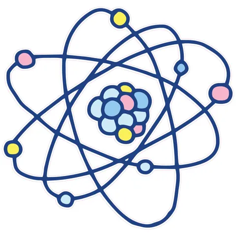 Sticker STEM, Științe ale naturii - Chimie, set H1, 150 cm, sticker 3