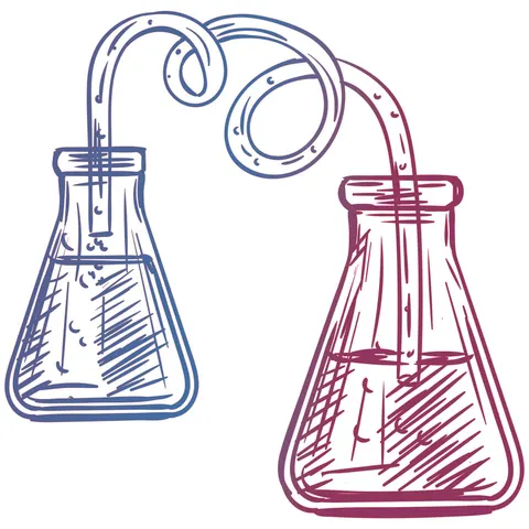 Sticker STEM, Științe ale naturii – Chimie, set H3, 150 cm, sticker 2