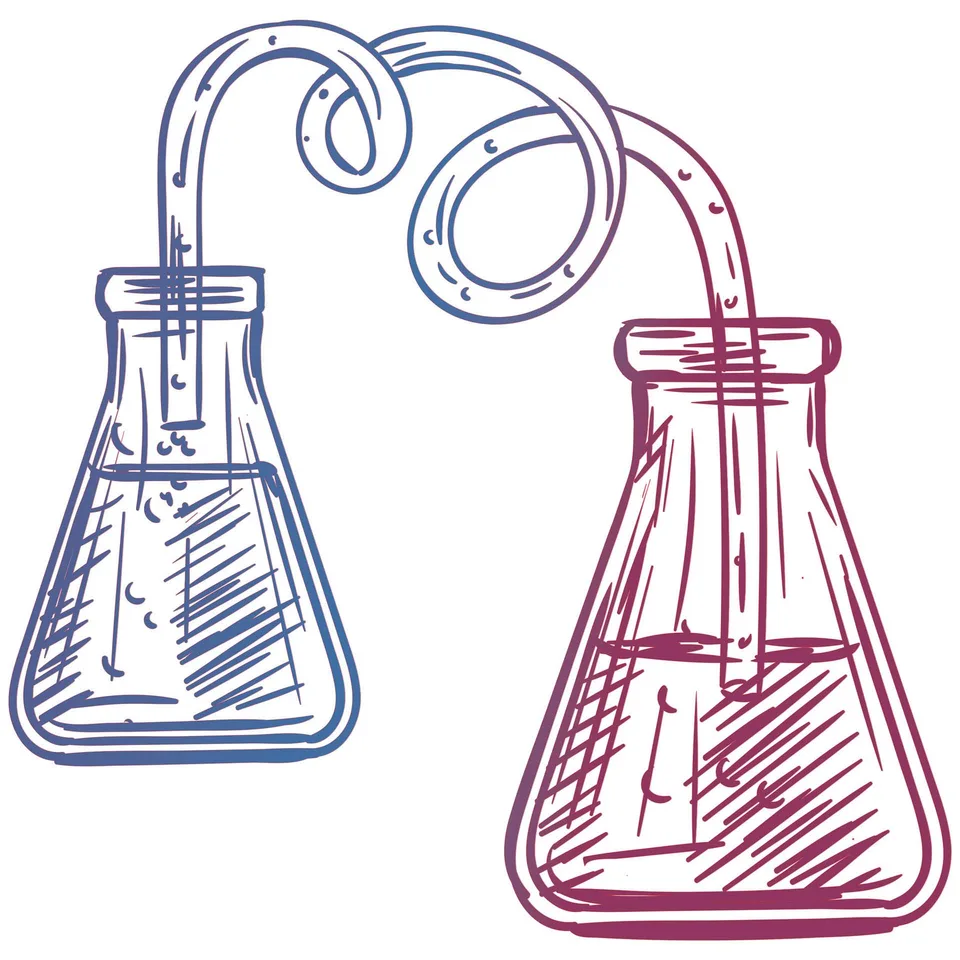 Sticker STEM, Științe ale naturii – Chimie, set H3, 150 cm, sticker 2