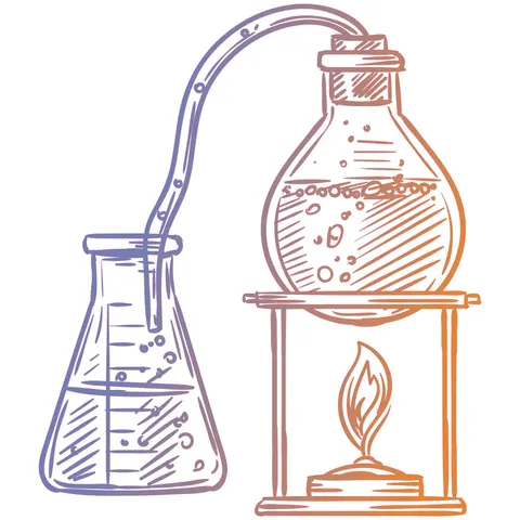Sticker STEM, Științe ale naturii - Chimie, set H3, 150 cm, sticker 3