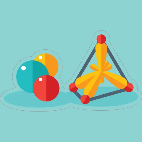 Sticker STEM, Științe ale naturii – Chimie, set H4, 150 cm, sticker 6