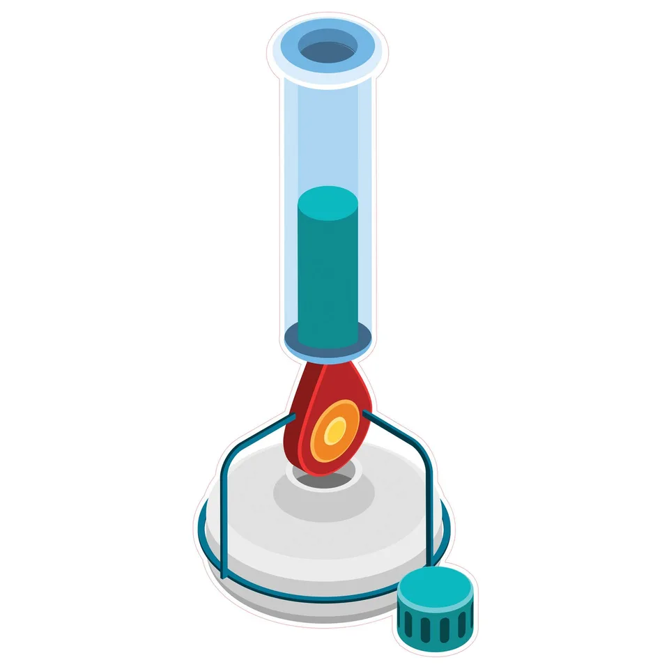 Sticker STEM, Științe ale naturii - Chimie, set H6, 150 cm, sticker 3