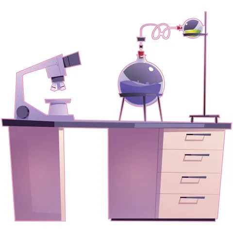 Sticker STEM, Științe ale naturii – Chimie, set H8, 150 cm, sticker 1