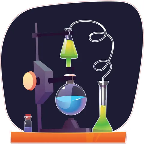 Sticker STEM, Științe ale naturii - Chimie, set H9, 150 cm, sticker 7