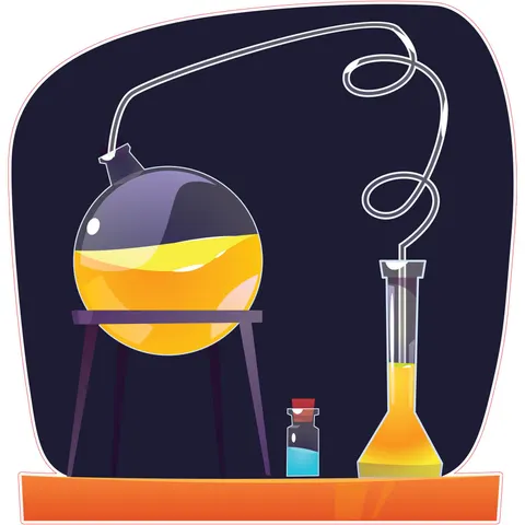 Sticker STEM, Științe ale naturii – Chimie, set H9, 150 cm, sticker 9