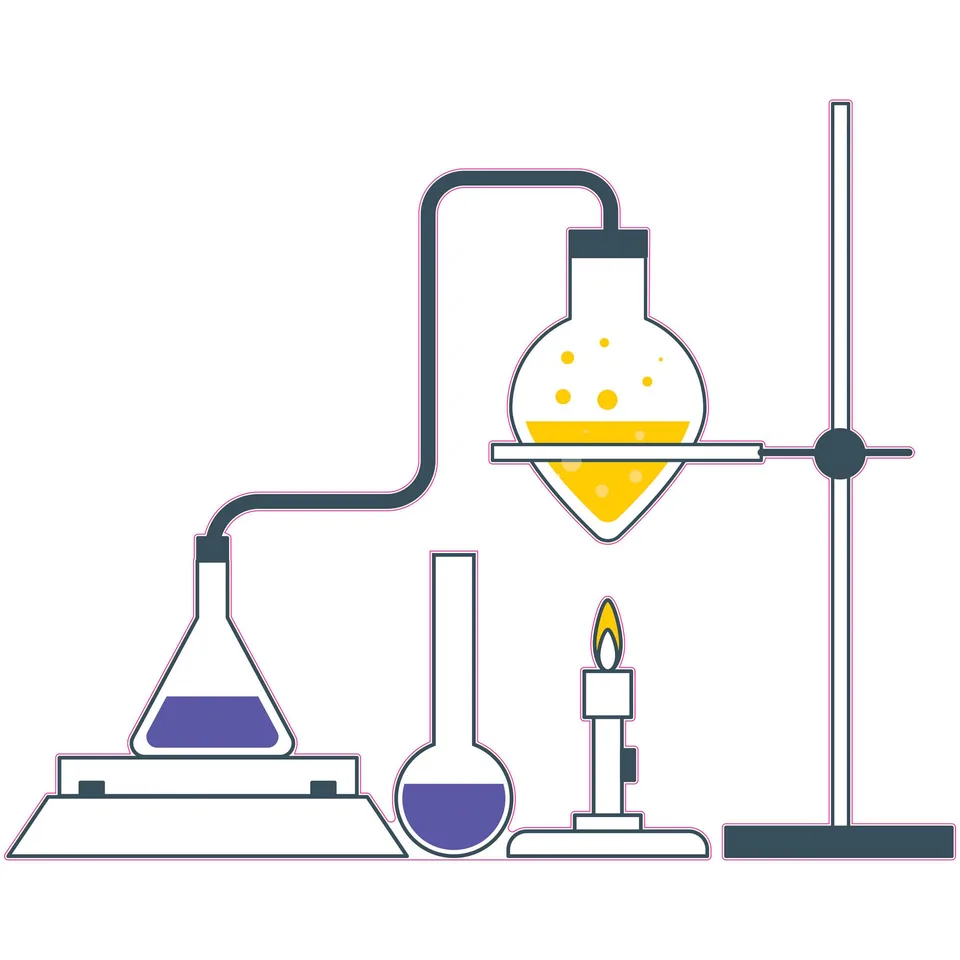 Sticker STEM, Științe ale naturii – Chimie, set H10, 150 cm, sticker 9
